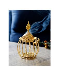 Brûleur d'encens en laiton avec un design antique élégant pour le temple pooja décor à la maison méditation relaxation nettoyage spirituel - Product Image 5