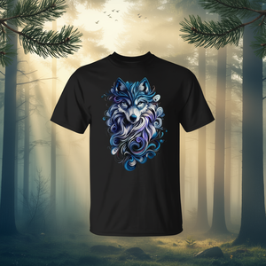 Camiseta colorida con diseño de lobo, vida silvestre y naturaleza - Product Image 3