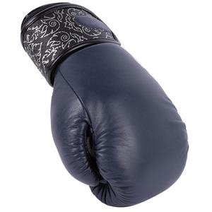 Gants MMA et Kick Boxing en cuir de vachette de haute qualité 6oz 12oz 16oz Tailles de sangle réglables pour l'entraînement aux arts martiaux - Product Image 2