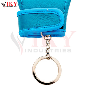 225 Color azul sólido buena venta último producto para tarifa al por mayor guantes de lucha de boxeo hechos a medida llavero - Product Image 6