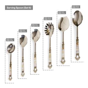 Ensemble de couverts écologiques de designer, vaisselle finition argentée pour les fêtes, les événements à domicile, l'utilisation dans les hôtels et les stations balnéaires, fabriqué à la main en Inde - Product Image 4