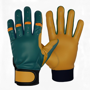 Guantes de Bateo de Béisbol Personalizables, Guantes de Cuero Transpirables, Equipo de Bateo Personalizado para Jóvenes y Adultos - Product Image 3