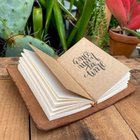 Cuaderno Midori hecho a mano diario de bolsillo de cuero de grano completo personalizado, diario de escritura recargable, regalo de cuaderno de viaje