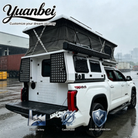 Camper de camionnette robuste à coque rigide, directement de l'usine, pour pick-up 4x4 tout-terrain avec auvent de rangement latéral