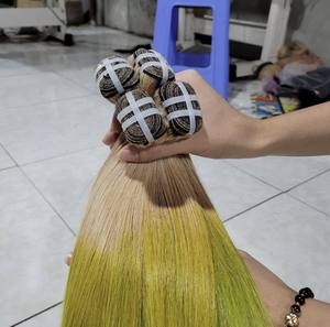 Paquetes de cabello de color degradado liso de hueso de alta calidad vietnamita al por mayor, 100% sin procesar sin enredos sin derramamiento de cabello crudo - Product Image 6