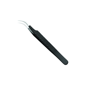 Nouvelle pince à épiler mince en acier inoxydable de haute qualité à 65 degrés pour l'application de cils de volume professionnel - Product Image 4