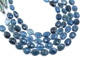 Musgo aguamarina facetado forma ovalada cuentas naturales hechas a mano 10 ''fabricación de joyas cuentas tamaño 10X14MM a 11X14MM aprox. - Product Image 4