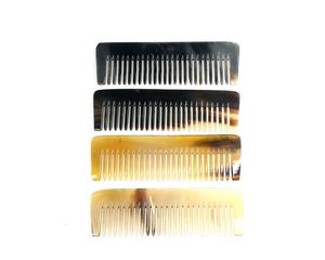 Outil de massage Guasha peigne pour cuir chevelu brosse à shampoing à dents larges traitement des points de déclenchement d'acupuncture animal tête écologique corne de spa - Product Image 1