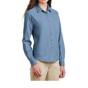 2025 modelo de actualización Camisa vaquera para mujer primavera y otoño nueva camisa holgada de manga larga con doble bolsillo que combina con todo informal de BD - Product Image 6