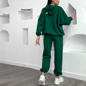 New Arrival Women Clothing Custom Heavyweight Embossed Hoodies Oversized Fleece Plain Plus Size Women Hoodies Sweatshirts Cotton - Product Image 5