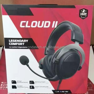 Paquet anglais d'approvisionnement d'usine <span class=keywords><strong>casque</strong></span> <span class=keywords><strong>casque</strong></span> <span class=keywords><strong>Gamer</strong></span> <span class=keywords><strong>casque</strong></span> rouge Orange Cloud II Cloud III avec micro 3.5MM filaire pour <span class=keywords><strong>Hyper</strong></span> <span class=keywords><strong>X</strong></span> - Product Image 6