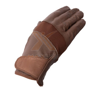 Gants d'équitation d'hiver personnalisés avec logo de marque privée, respirants, légers, en cuir, à doigts entiers, unisexes - Product Image 2