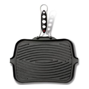 Sartén de Hierro Fundido DIETELLA GO de 36x28cm, Negra, Compatible con las Series de Planchas y Sartenes para Asar Ilsa - Product Image 3