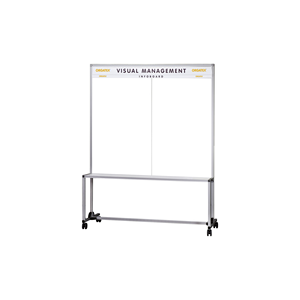 Visual Board - Sistema di Informazione/ Pianificazione Standboard, Lavagna Bianca, Larghezza 1760mm - VB-ST-1700-A - Product Image 1