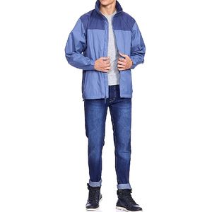 Vestes coupe-vent pour hommes de haute qualité, vente chaude, logo personnalisé, 100% toile de coton, col montant, vestes de sport tendance - Product Image 4