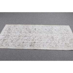 พรมตุรกี, พรมตกแต่งขนาด 3.1x6.8 ฟุต, พรมลายปะติดสีขาว - Product Image 3