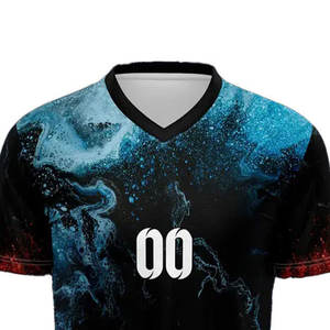 เสื้อฟุตบอลสั่งทำทุกขนาด พิมพ์ลายแบบซับลิเมชั่น ราคาประหยัด เสื้อฟุตบอลพิมพ์ลายแบบซับลิเมชั่น - Product Image 4