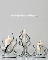 Support de bougie en laiton et aluminium fait main sur mesure, de qualité supérieure, finition haut de gamme, style moderne, décoration d'intérieur haut de gamme