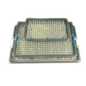 Plateaux en plastique pour stérilisation en autoclave Endo Tech ETI-M-644 pour instruments médicaux, usage hospitalier, certifiés ISO 13485QA - Product Image 1