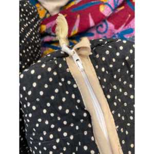 Pochette cosmétique Dotty, grande trousse de maquillage transparente en PVC avec fermeture à glissière, design imprimé à pois écologique et mignon, modèle de sac en PVC - Product Image 2