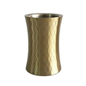 ที่วางขวดไวน์สแตนเลสสตีลสีทองสำเร็จรูป,ที่วางขวดเดียวทำจากโลหะสำเร็จรูปสำหรับตกแต่ง - Product Image 1