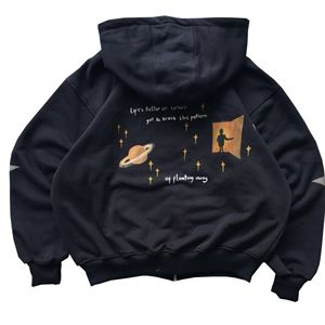 เสื้อมีฮู้ดของผู้ชายผ้าฝ้าย100% กำหนดเองสำหรับฤดูหนาว - Product Image 4