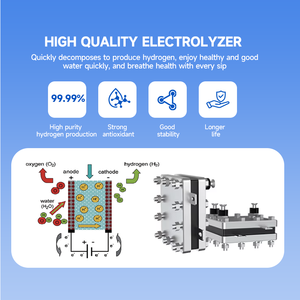 Nuovo Mini inalatore di idrogeno 500ml 1000 m/min generatore di idrogeno inalatore di Gas puro idrogeno macchina per la respirazione di anziani - Product Image 4