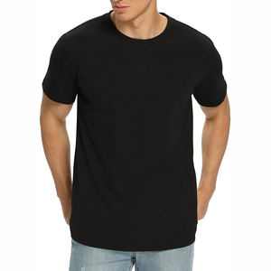 Nueva Llegada 2025 Camisetas Extra Grandes de Alta Calidad 100% Algodón Tejido para Hombre, Color Personalizado, Secado Rápido, Transpirables - Product Image 1