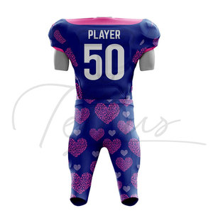 Nouvelle conception, service OEM américain, ensembles d'uniformes de football, unisexe, manches courtes, 100% polyester, dernier design - Product Image 2