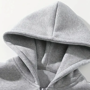 Sweat à capuche personnalisé des meilleurs fabricants pour hommes en coton épais surdimensionné XL avec broderie 3D au meilleur prix - Product Image 3