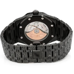 Reloj de Moda con Incrustaciones de Moissanita, Reloj de Diamantes Incoloros para Hombre, Mejor Calidad a Precio de Mayoreo - Product Image 4
