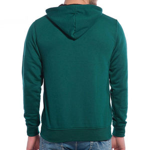 Sweat-shirts à capuche pour hommes avec fermeture éclair sur le devant, 100% coton molletonné, respirant, manches longues, sweat-shirts d'hiver amples, sportifs, chauds, décontractés et tendance - Product Image 2