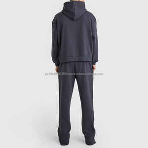Trajes Deportivos Personalizados para Hombre, Ropa Deportiva de Algodón y Poliéster, Trajes Deportivos con Cremallera Completa, Trajes Deportivos Lisos para Hombre - Product Image 6