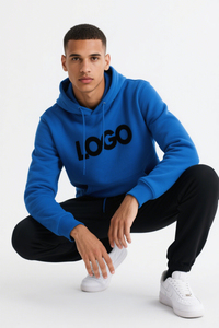 Pull ajusté vierge hommes femmes sweats à capuche à col rond en gros pull à capuche uni sweats à capuche violet sweat à capuche en coton hommes - Product Image 4