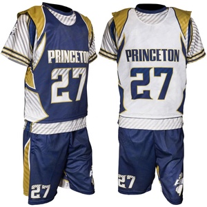 ชุดยูนิฟอร์มลาครอสสำหรับทีมกีฬา,ชุดเครื่องแบบลาครอสแบบสั่งทำเสื้อเจอร์ซีย์ลาครอสและกางเกงขาสั้นพิมพ์ลาย - Product Image 1