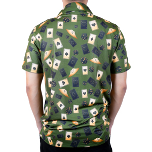 เสื้อโปโลสำหรับผู้ชายเสื้อกอล์ฟแขนสั้นปักโลโก้ตามสั่ง - Product Image 4