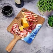 <b>Top</b> Trending Rectangular Butcher Block Chopping Board Wood Resin Charcuterie Cheese Serving Tray Export by Aaliyan Impex - Product Image 4