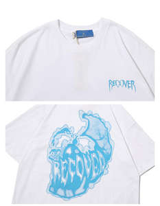 Original Streetwear Hip-Hop <b>Mens</b> T-<b>Shirt</b> | 200GSM 100% Cotton Jersey | Plain <b>Black</b> | Printed Pattern - Product Image 3