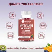 Complément alimentaire multivitaminé en gommes à mâcher, marque privée OEM/ODM, pour soutenir la santé immunitaire, gommes multivitaminées pour adultes