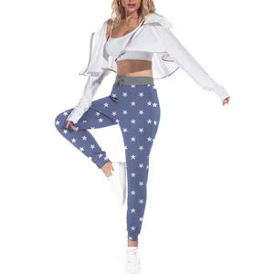 Pantalon de sport décontracté en coton avec imprimé personnalisé pour femmes, pantalon de jogging respirant avec design sublimé - Product Image 4