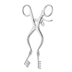 Rétracteur Adson Auto-Retenue Haute Qualité 320mm Articulé 4x3 Prongs Retractor avec Matériau en Acier Inoxydable - Product Image 3