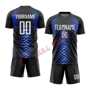 Uniformes de football à logo personnalisables Ensembles unisexes de maillot et de chemise pour entraînement et sport - Product Image 5