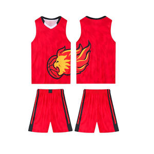 Juego de ropa de baloncesto personalizable Kit único con diseño propio Uniforme de equipo transpirable impreso por sublimación - Product Image 2