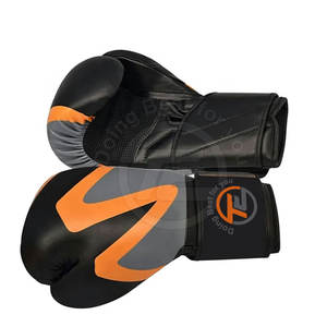 Gants de boxe en cuir de haute qualité pour hommes Gants de frappe d'entraînement en gros dans les tailles 8oz 12oz 16oz 14oz - Product Image 6