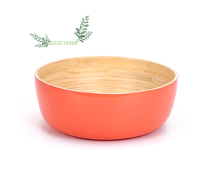 Bol à salade en bambou réutilisable en bambou Bol pour bébé en bambou avec taille personnalisée fabriqué au Vietnam - Product Image 4