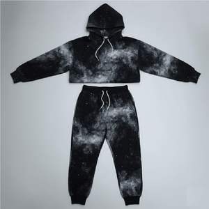 OEM Custom Logo Contrast Colors Men's Unisex <b>Oversized</b> USA Cotton <b>Fleece</b> US Tracksuits Top Trending US <b>Hoodie</b> Set - Product Image 1