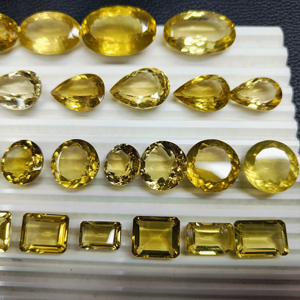 Piedra Preciosa de Cuarzo Limón Natural Hecha a Mano de Alta Calidad, Corte Mixto de Grado Superior, Amarillo, Tamaño Libre, Piedra Suelta, Gemas Mehrajudin, Tercera Parte - Product Image 5