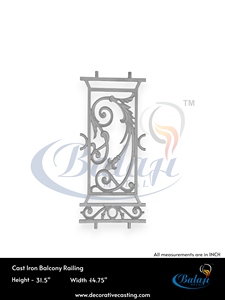 Grilles de balcon modernes en fonte d'argent, non décoratives, pour usage domestique, robustes, garde-corps de sécurité, garantie 5 ans, en gros - Product Image 4