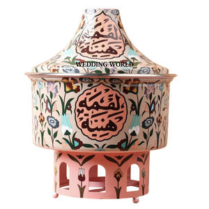 Marmite en acier inoxydable martelé à double paroi, fait main, design de luxe, nouvelle marmite de haute qualité, chauffe-plats en métal - Product Image 6