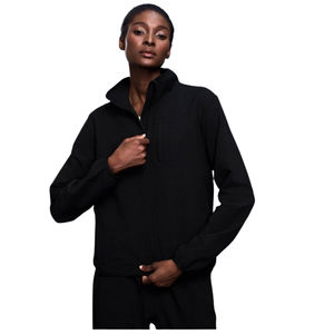 Veste coupe-vent à col montant zippée avec logo personnalisé, qualité supérieure, légère, chaude, tendance - Product Image 4